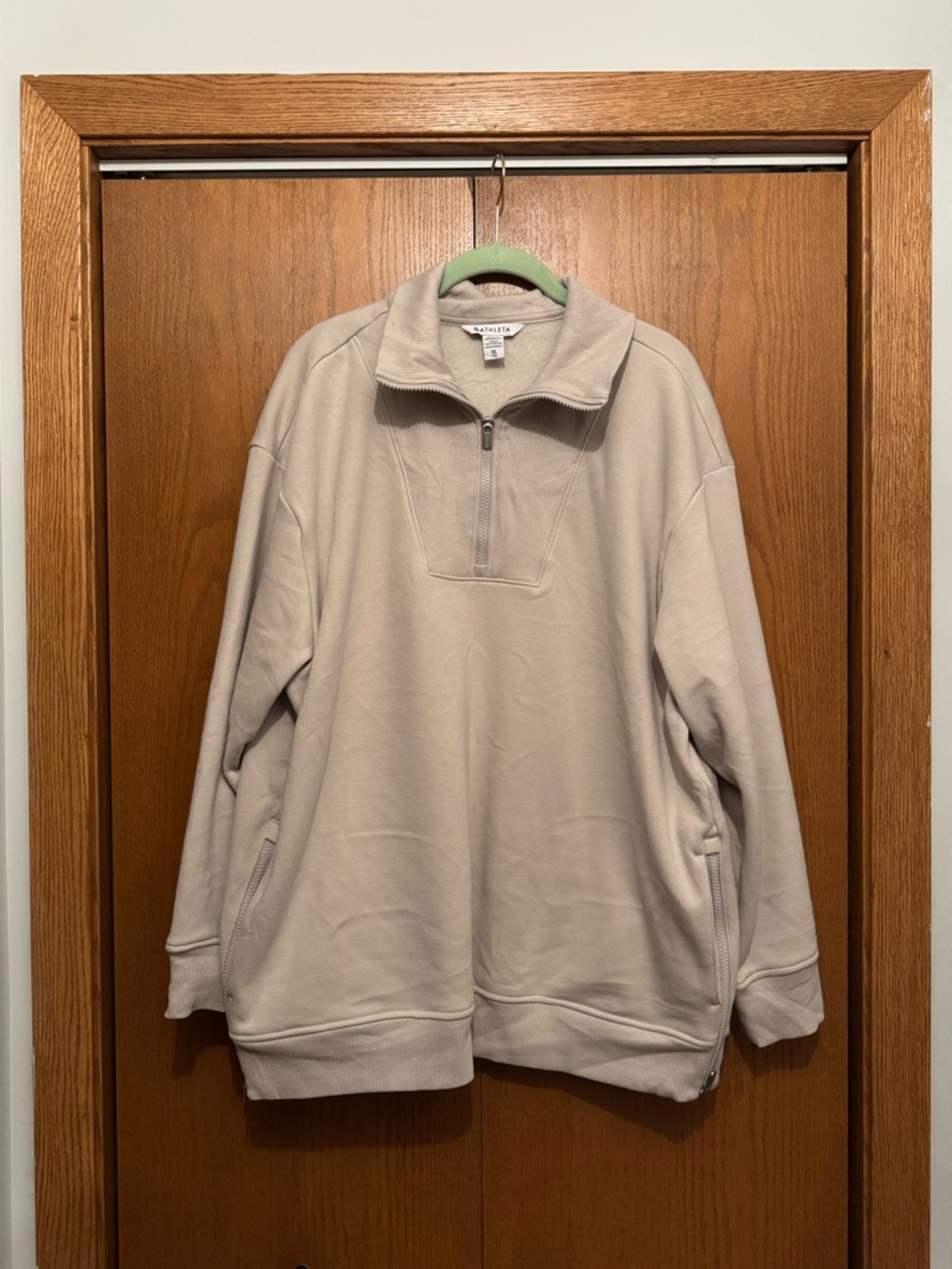 Athleta Quarter-Zip Pullover Sweater